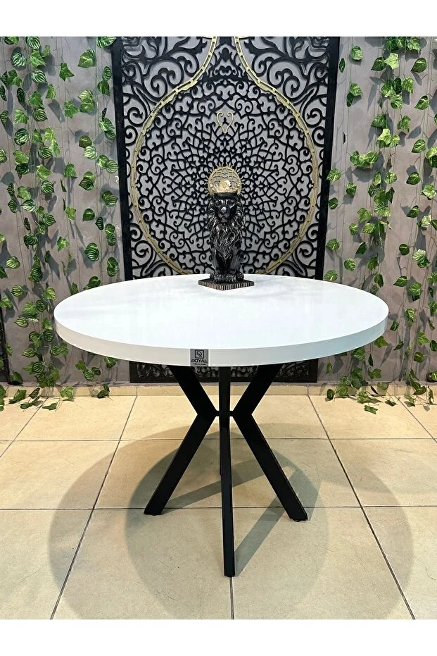 ELISA 4 KİŞİLİK YUVARLAK MUTFAK MASASI TAKIMI 